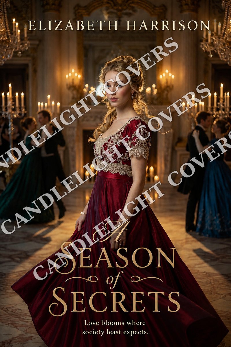 A Season of Secrets — Premade Regency Cover