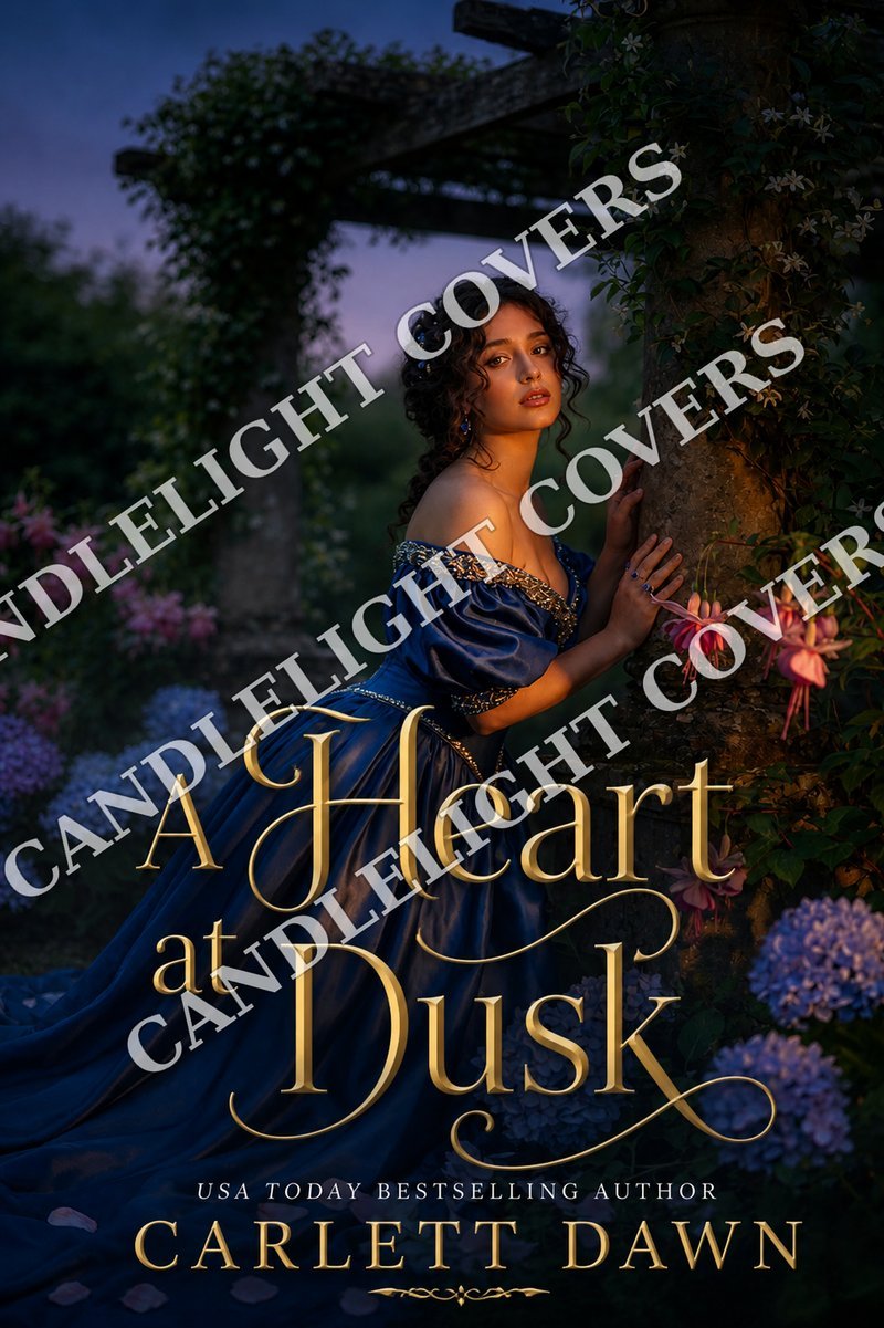 A Heart at Dusk — Premade Regency Cover