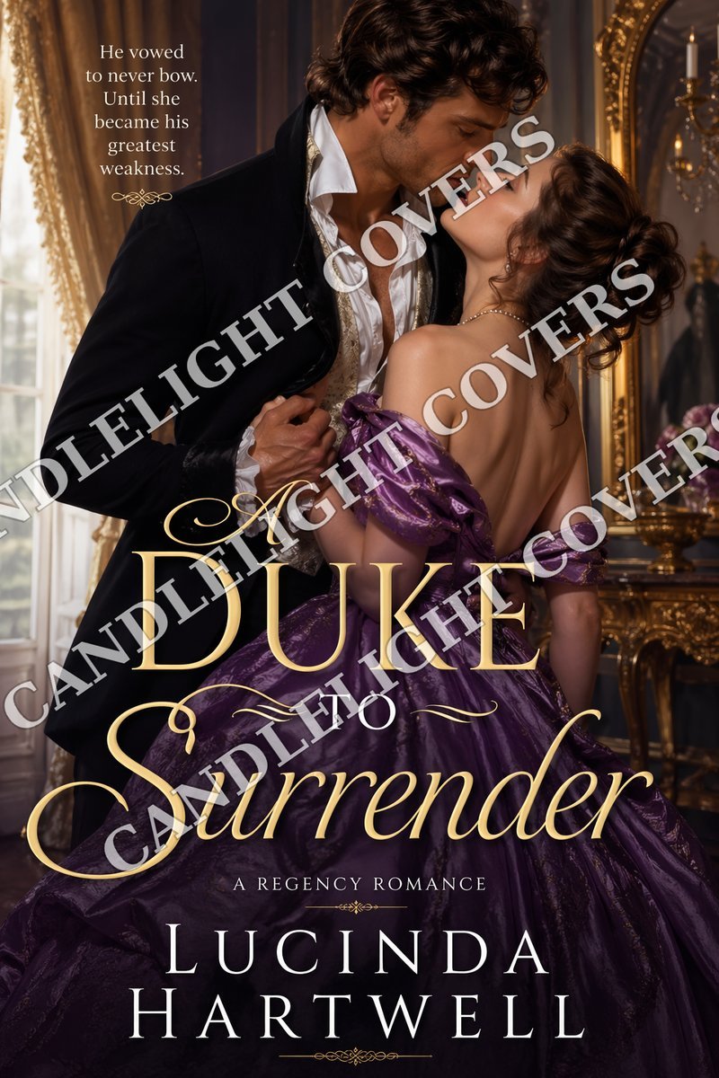 A Duke to Surrender — Premade Regency Cover