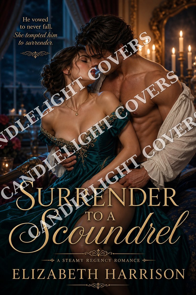 Surrender to a Scoundrel — Premade Regency Cover