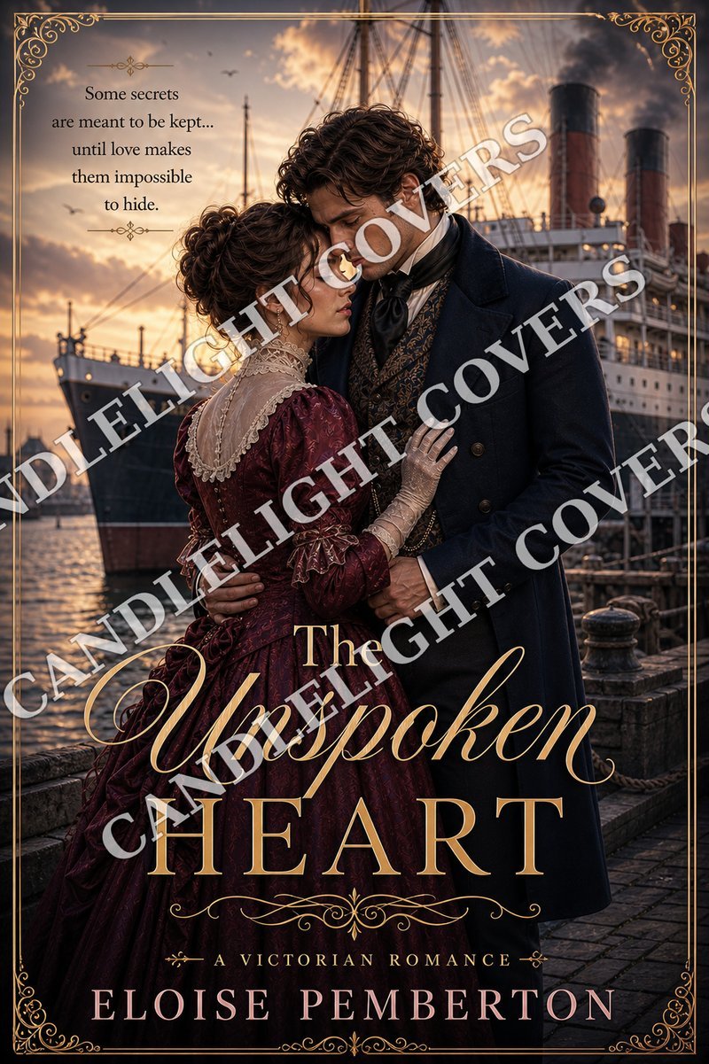 The Unspoken Heart — Premade Victorian Cover