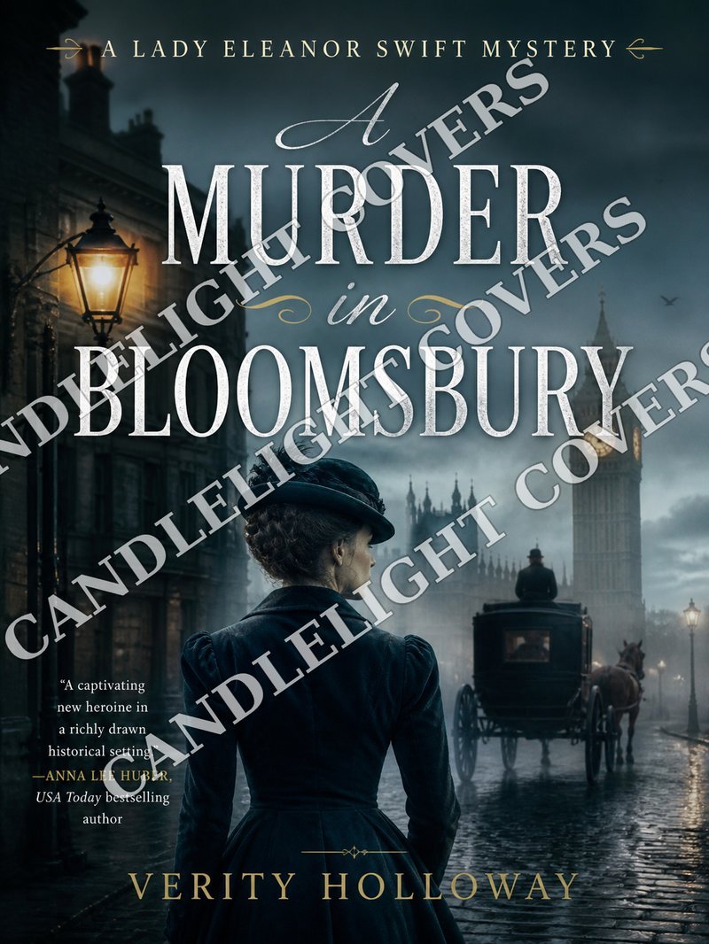 A Murder in Bloomsbury — Premade Historical Mystery Cover